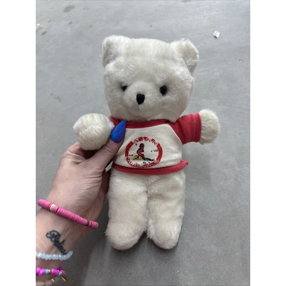 1986 Vintage St. Louis Cardinals, Plush Bear Stuffed Animal